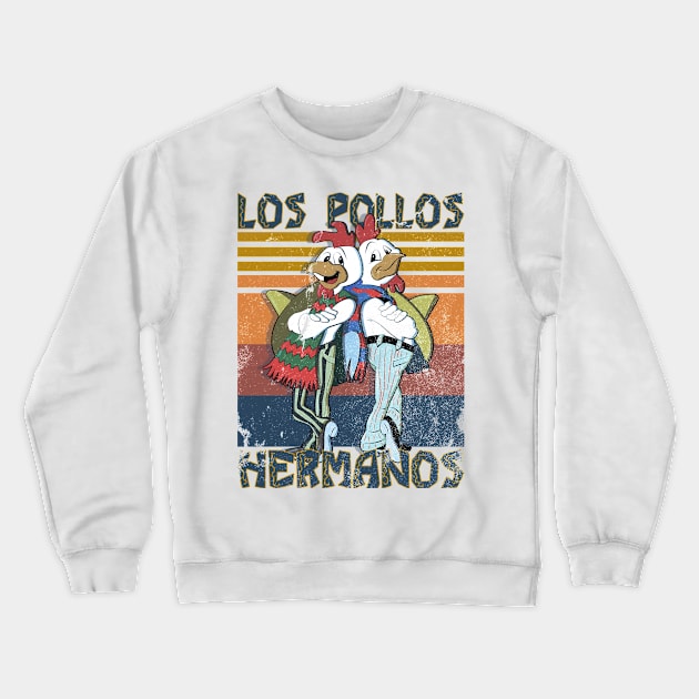 Retro Los Pollos Hermanos Vintage Crewneck Sweatshirt by Geraldines